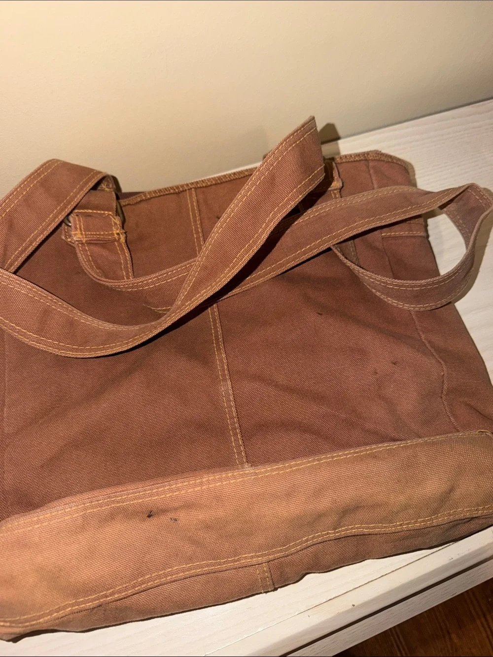 LEVIS BROWN DENIM TOTE Y2K